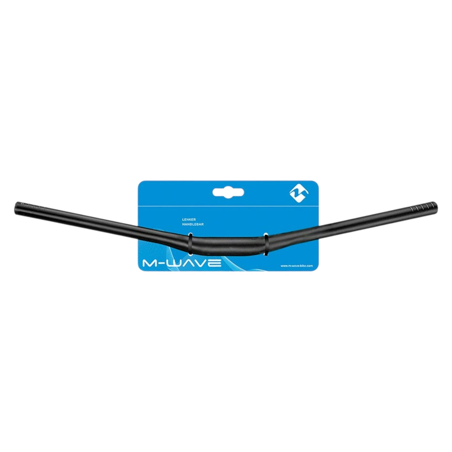 Manubrio MTB M-Wave HB - 780 mm | Rise 10 mm, Aluminio 31.8 mm Negro