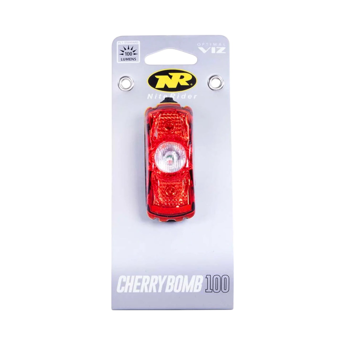 Luz Trasera NiteRider CherryBomb – 100 Lúmenes, 4 Modos, Visibilidad Diurna y Nocturna