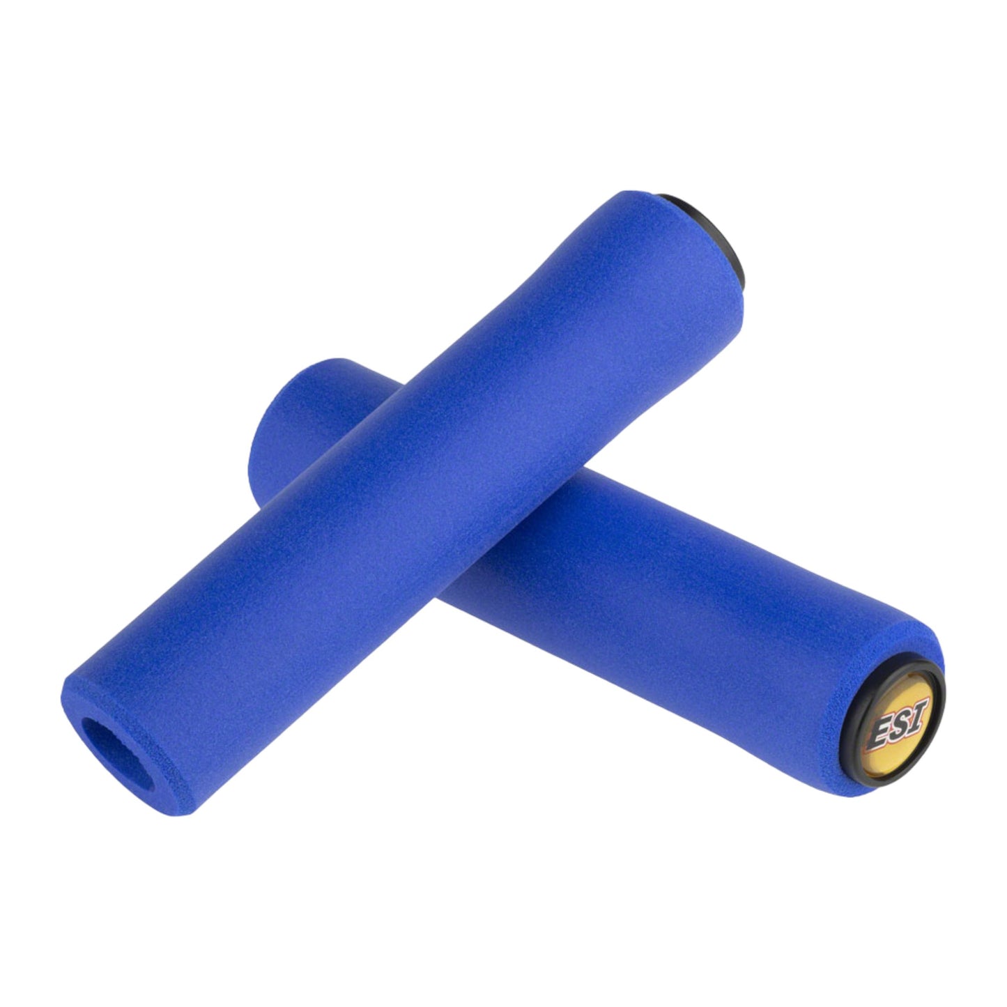 Puños Gruesos ESI - 100% Silicona, 32 mm, Comodidad y Control para MTB - Azul