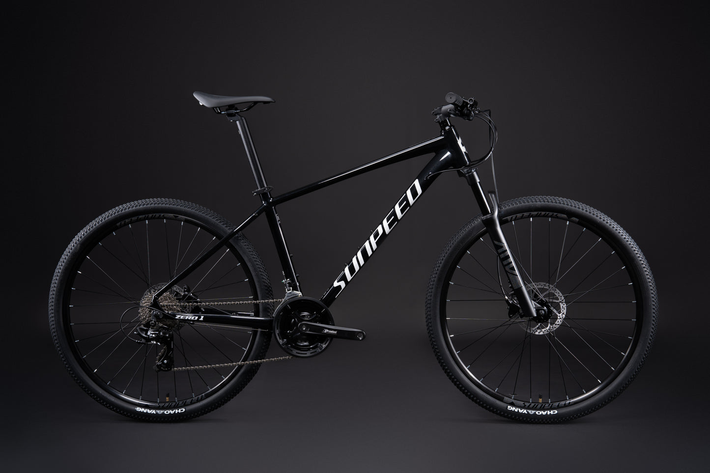 Bicicleta de Montaña Sunpeed Zero 1 – Aluminio 6061, Shimano Tourney 24V, Negro talla M.