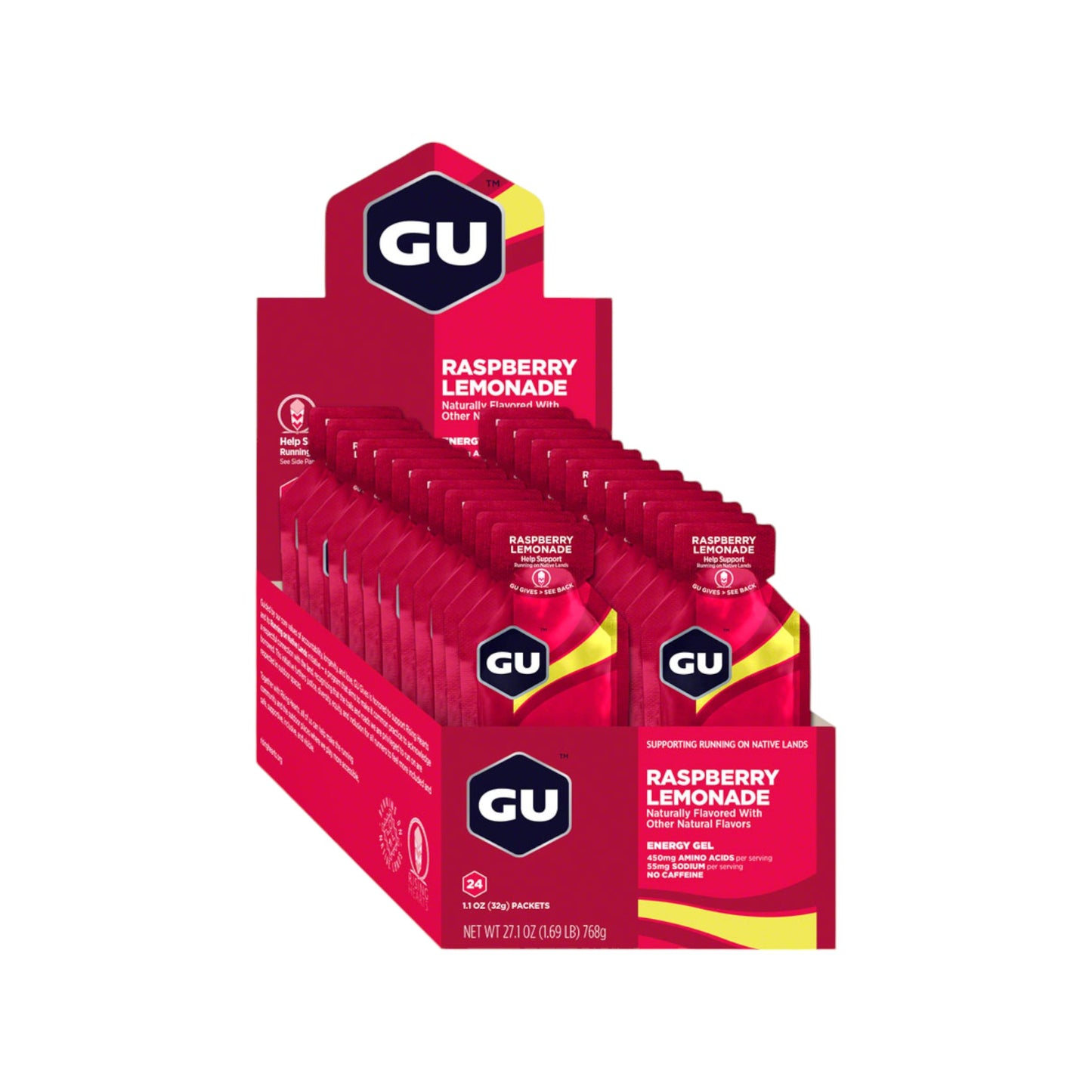 GU Gel Energético Frambuesa Limonada | Energía Rápida y Sostenida