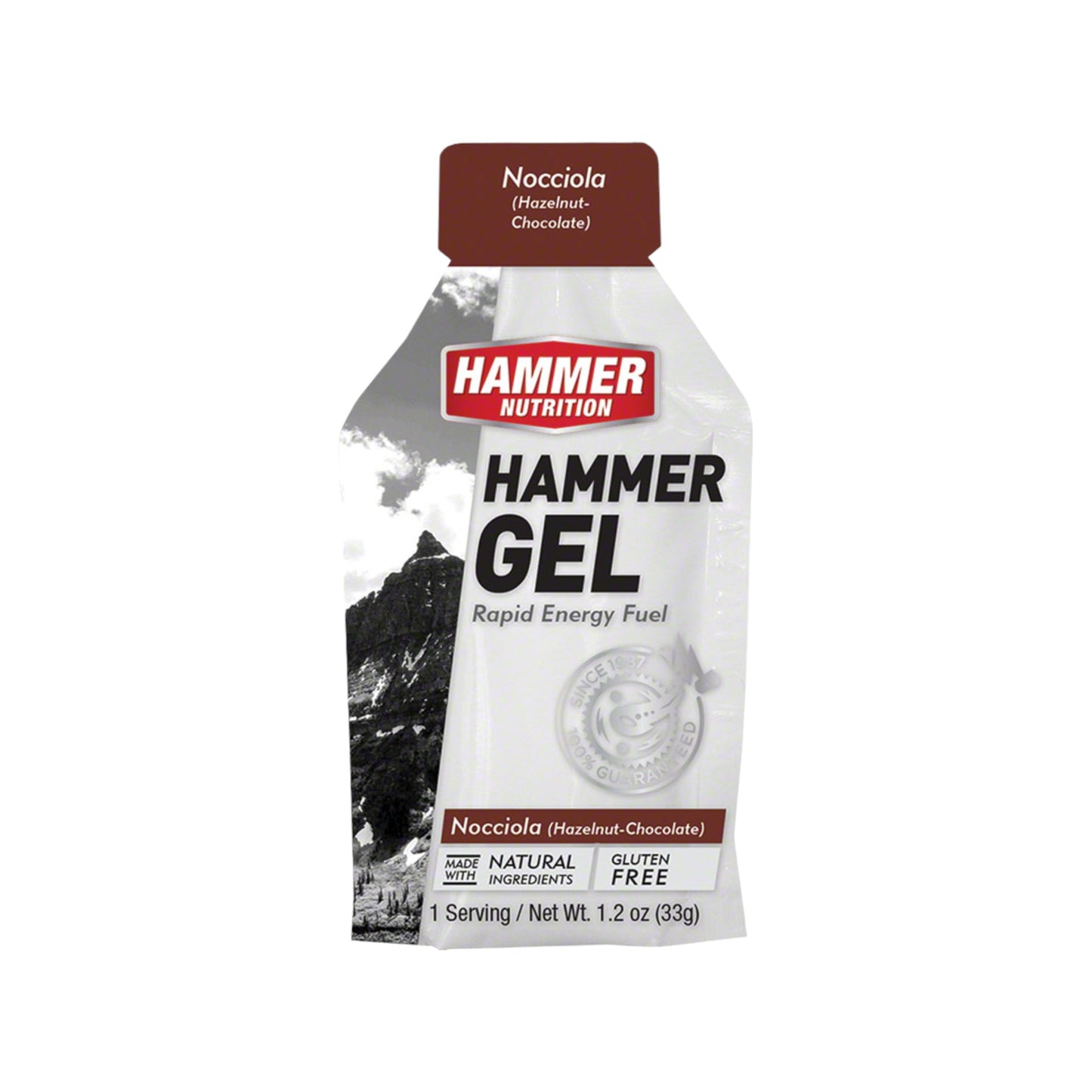 Gel Energético Hammer Sabor Nocciola – 33g, con BCAA, Carbohidratos Complejos y Vitamina C