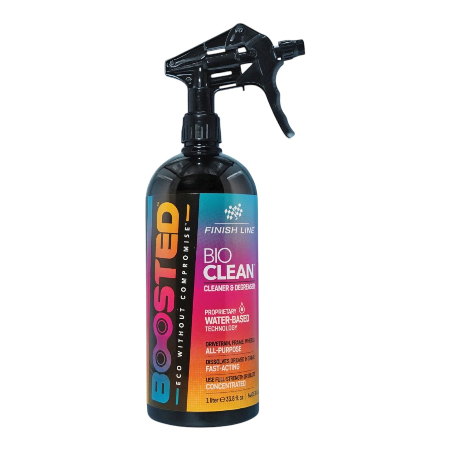 Desengrasante Finish Line Boosted Bio Clean 1L – Biodegradable para Bicicleta