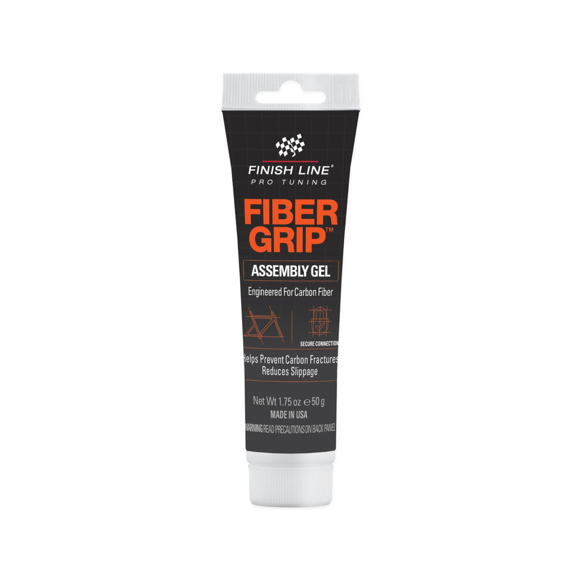 Gel de Montaje Finish Line Fiber Grip 50 g – Para Piezas de Carbono de Bicicleta
