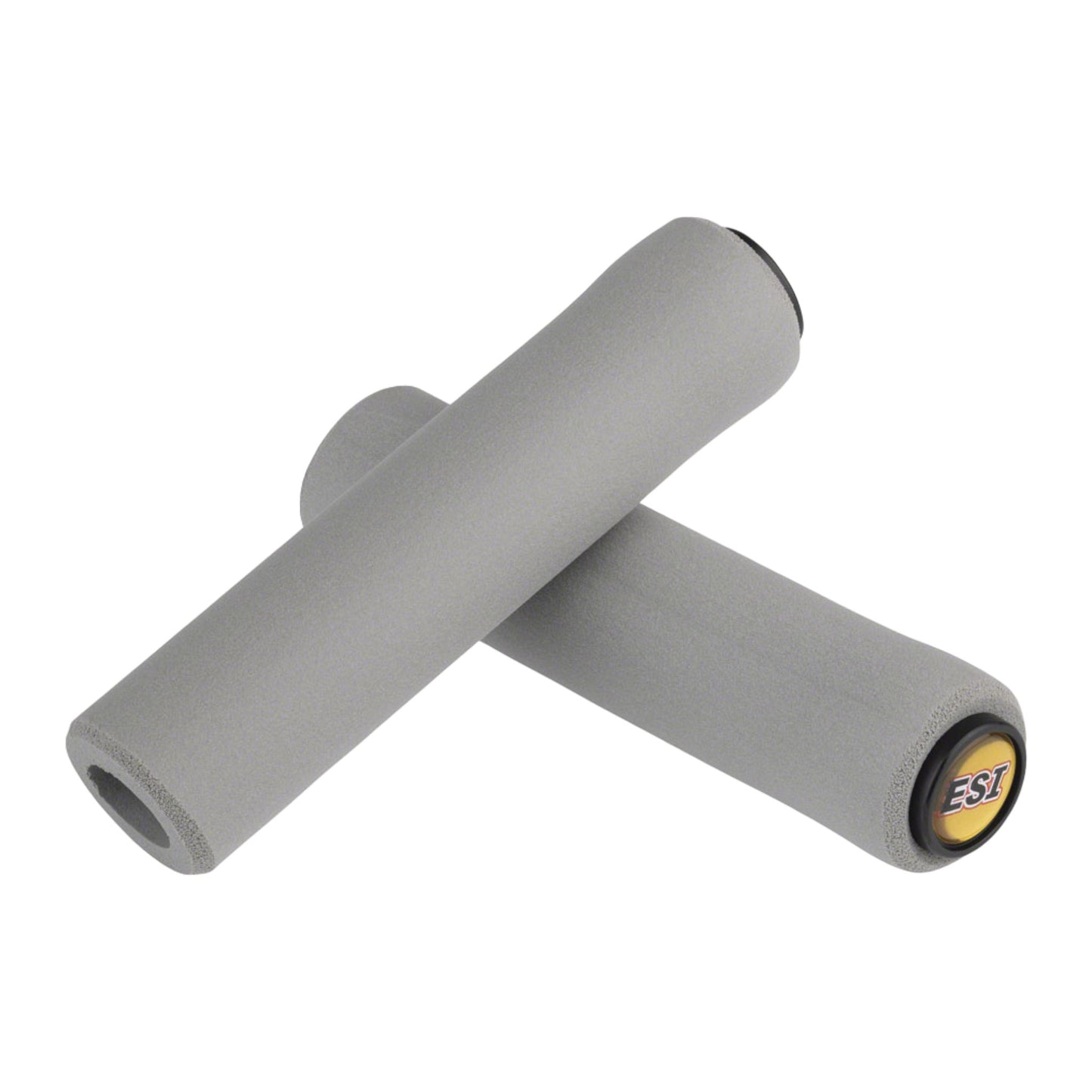 Puños Gruesos ESI - 100% Silicona, 32 mm, Comodidad y Control para MTB - Gris