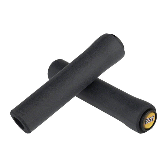 Puños Gruesos ESI - 100% Silicona, 32 mm, Comodidad y Control para MTB - Negro