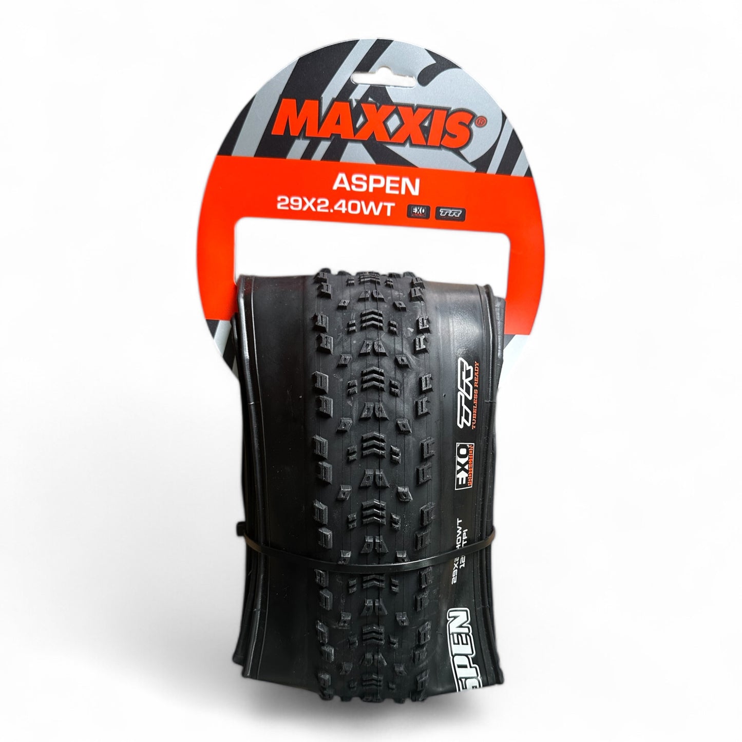 Llanta Maxxis Aspen 29x2.40 - Tubeless, Plegable, MaxxSpeed, EXO, 170 TPI para MTB
