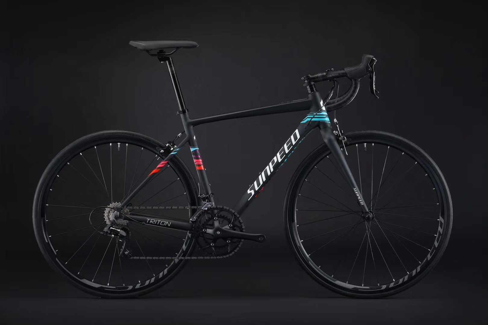 Bicicleta de ruta SUNPEED TRITON, negro, talla 53 – Bike504