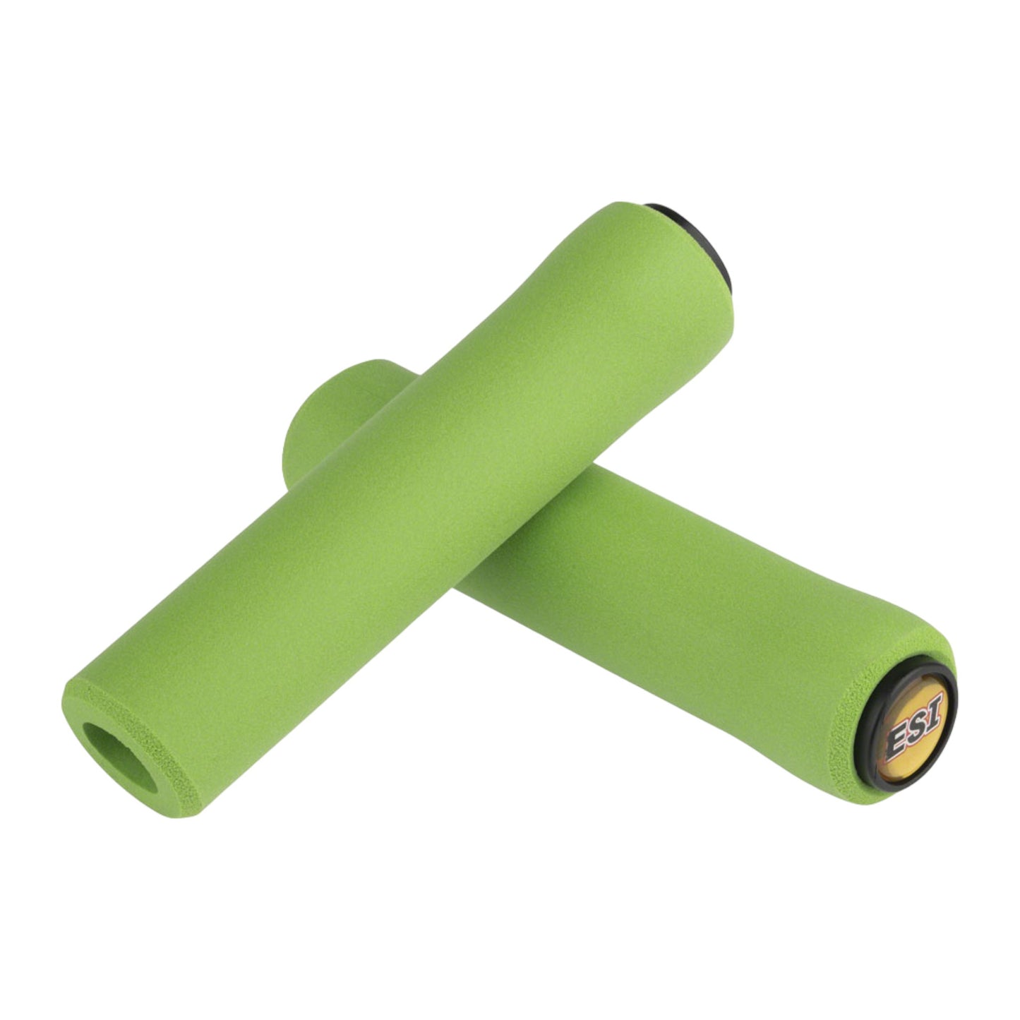 Puños Gruesos ESI - 100% Silicona, 32 mm, Comodidad y Control para MTB - Verde