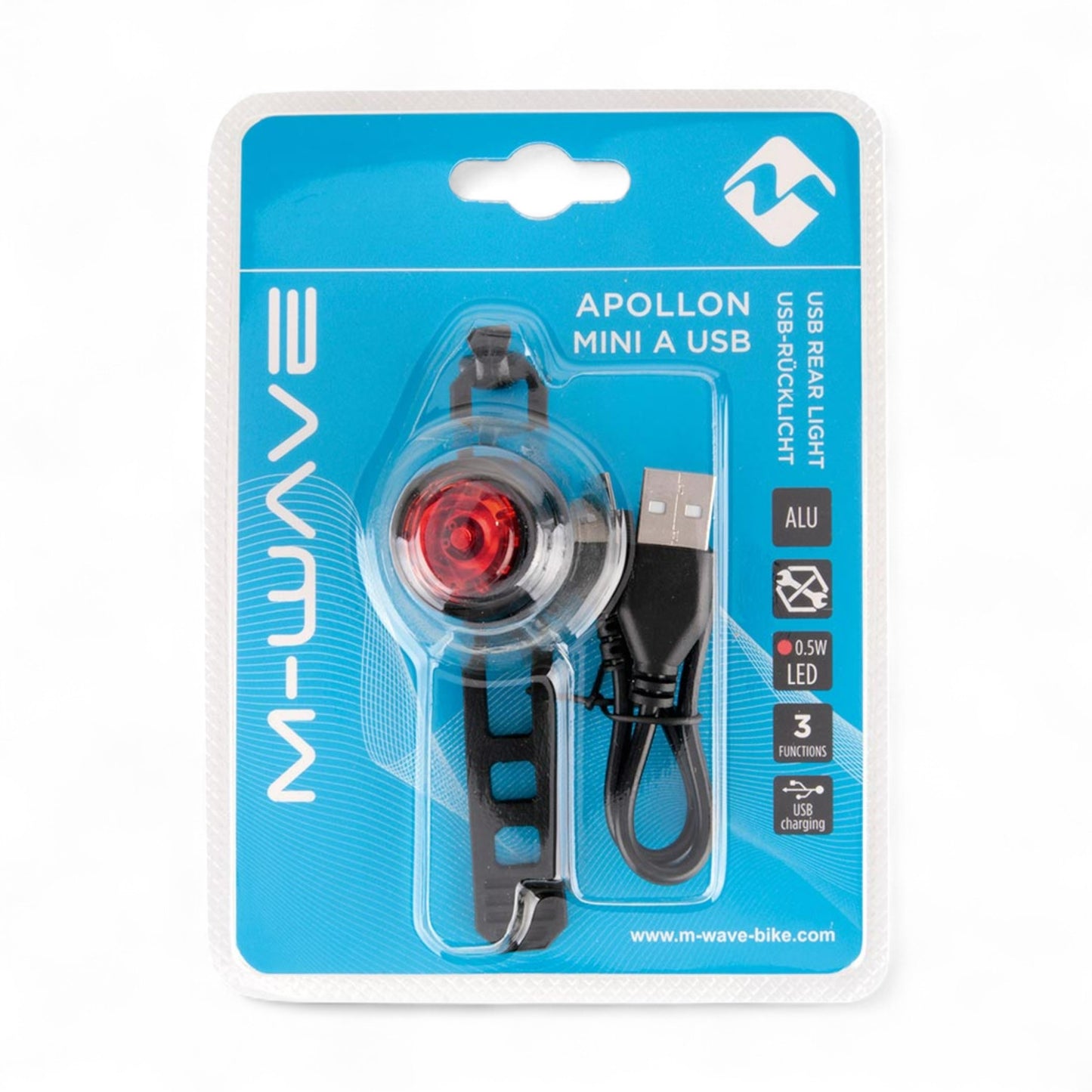 Luz Trasera M-Wave | LED Recargable