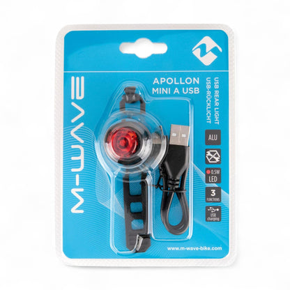 Luz Trasera M-Wave | LED Recargable