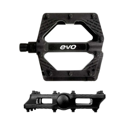 Pedales Plataforma EVO Freefall Sport Nylon | Eje 9/16″ Negro – Par Ligero y Antideslizante