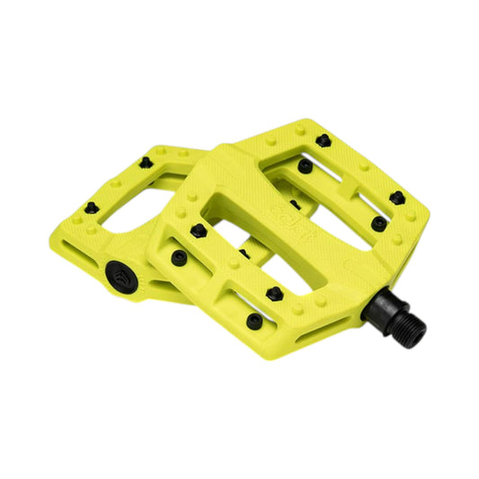 Pedales Plataforma Eclat Contra 9/16″ | Nylon | Amarillo
