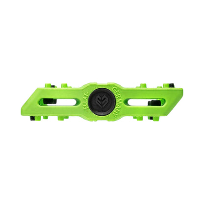 Pedales Plataforma Eclat Contra 9/16″ | Nylon | Verde neón