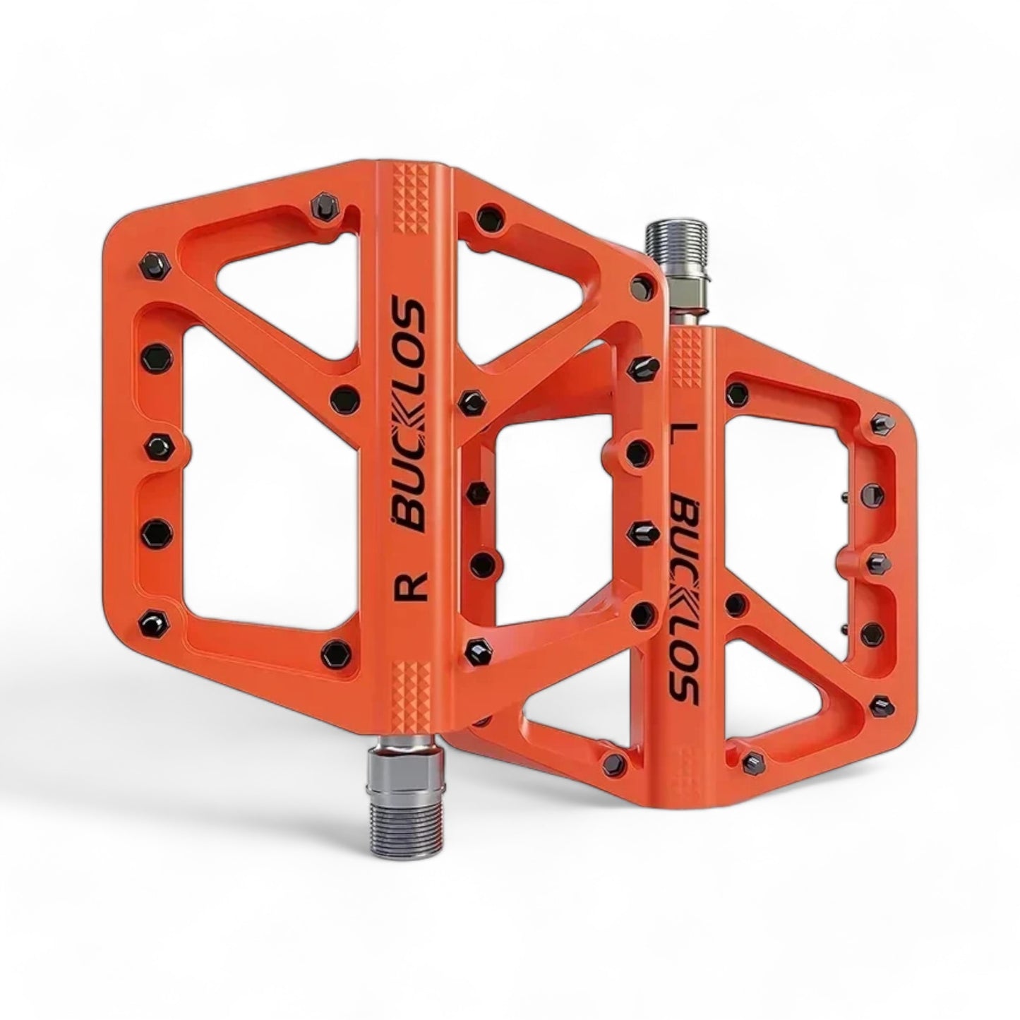 Pedales Bucklos - Plataforma 9/16", Naranja