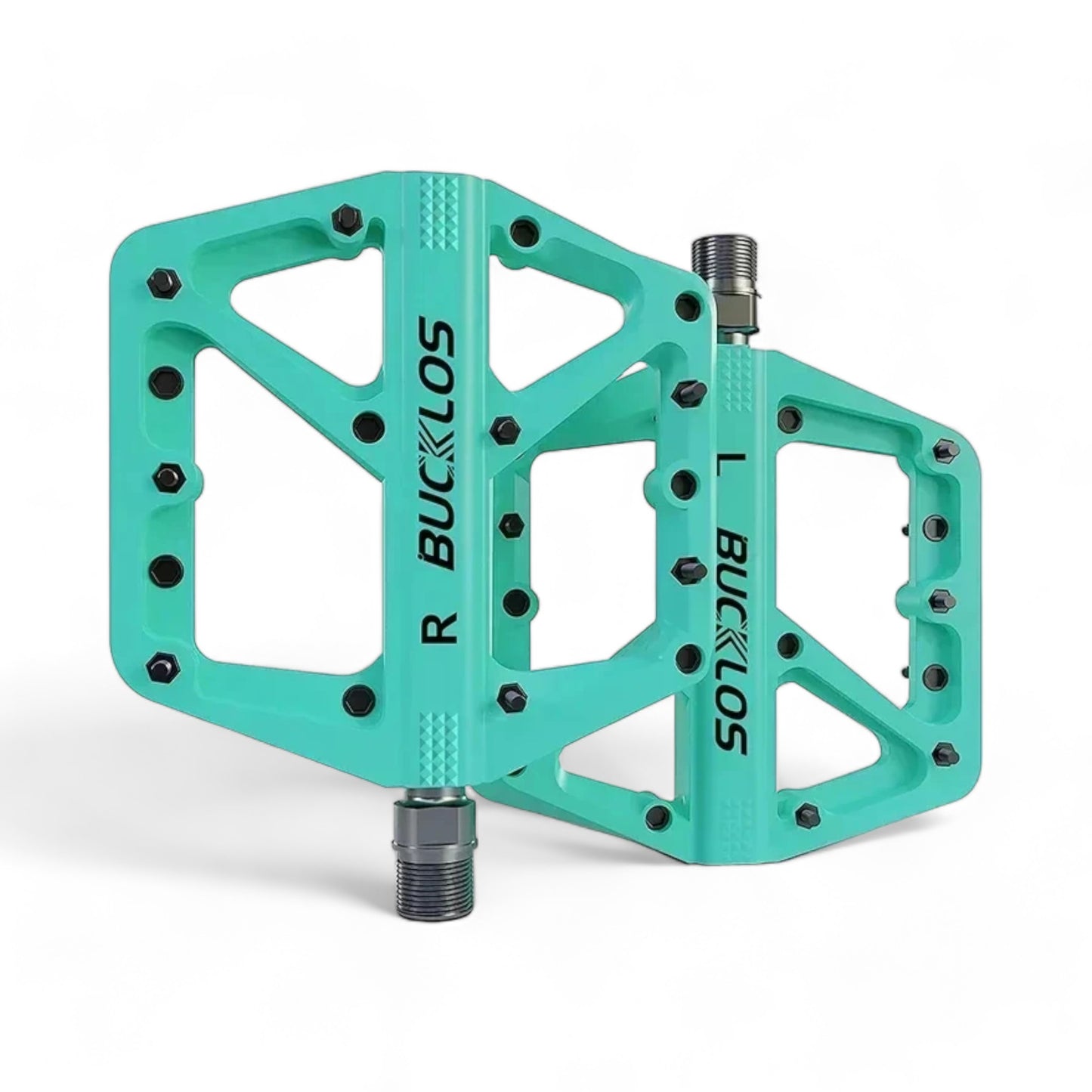 Pedales Bucklos - Plataforma 9/16", Aqua