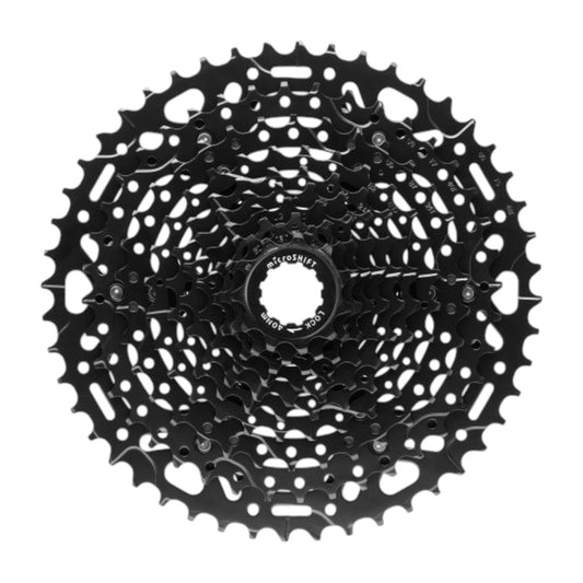 Cassette microSHIFT ADVENT X 10 Velocidades 11-48T, ED Negro, Piñones de Acero Endurecido | Rendimiento y Durabilidad MTB