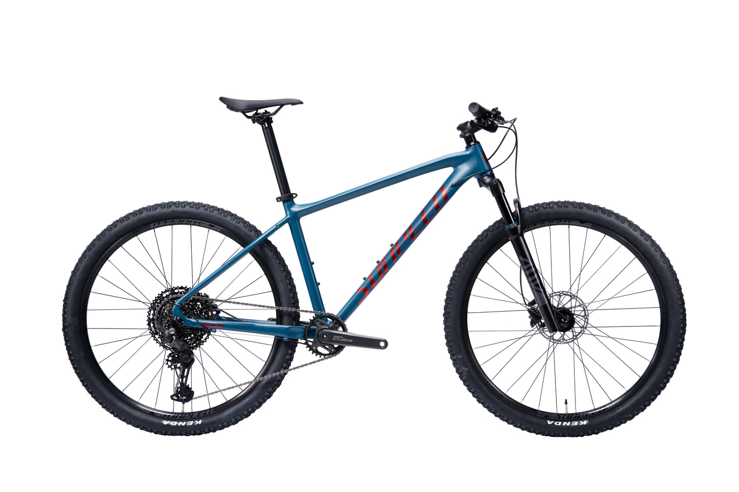 Bicicleta MTB Sunpeed Rule 29” Boost – Suspensión de Aire, Shimano CUES 1x9, Azul talla M