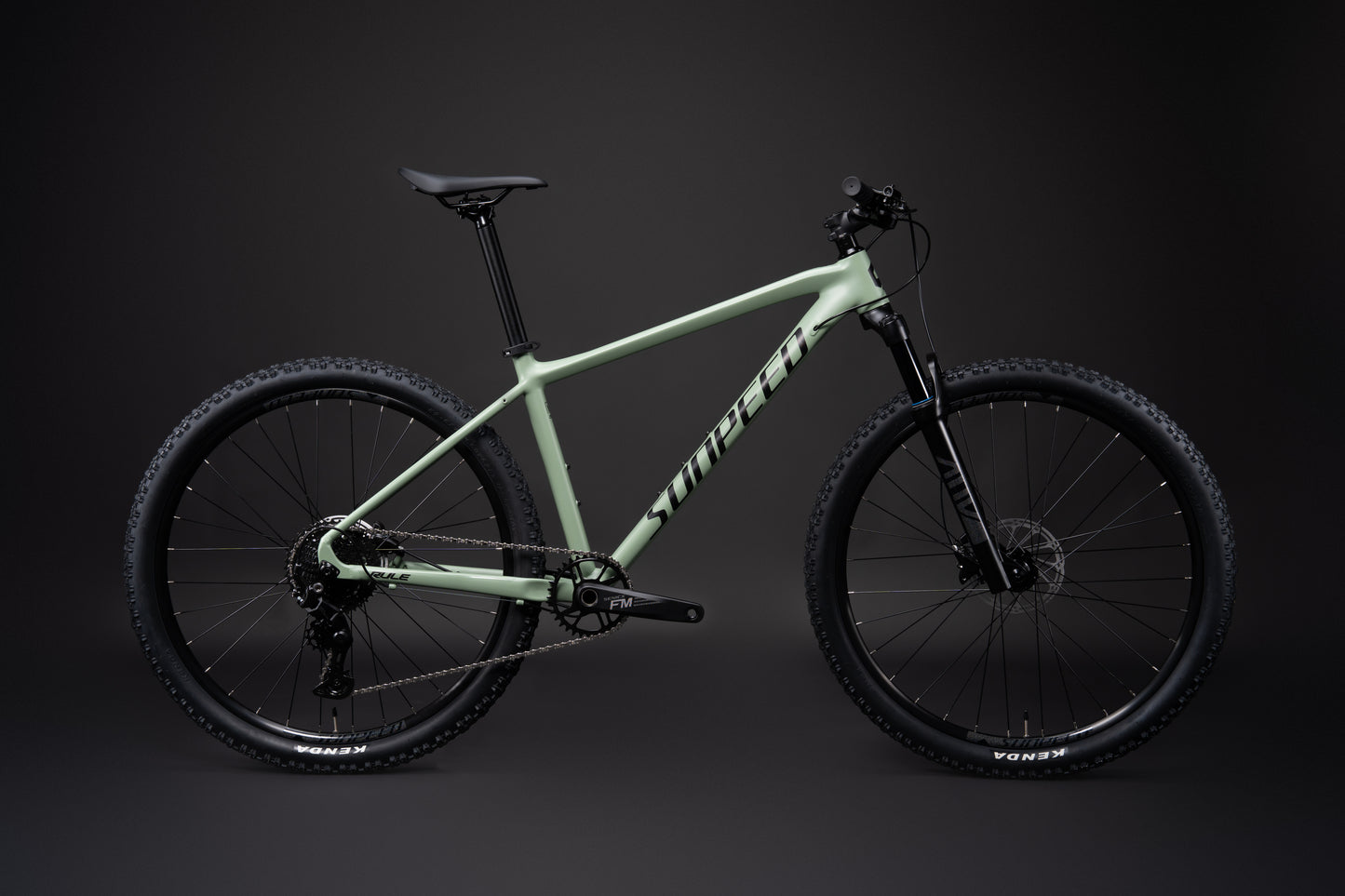 Bicicleta MTB Sunpeed Rule 29” Boost – Suspensión de Aire, Shimano CUES 1x9, Verde talla M