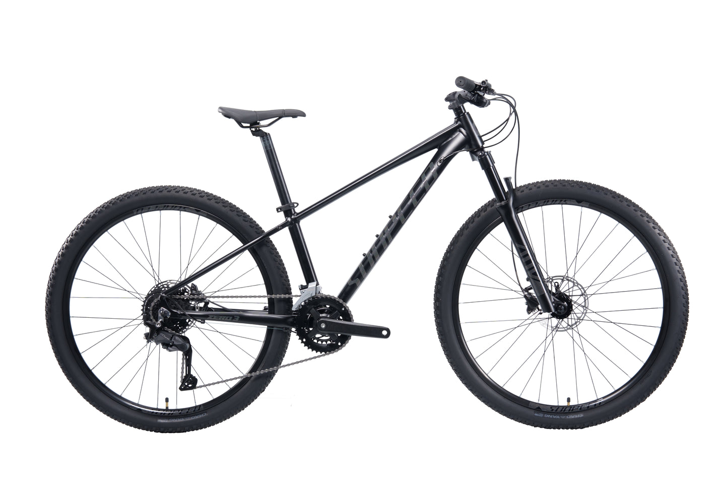 SUNPEED ZERO 3 | Bicicleta de montaña de aluminio 29, 2x9 Velocidades Shimano CUES, frenos hidráulicos-Negro-M