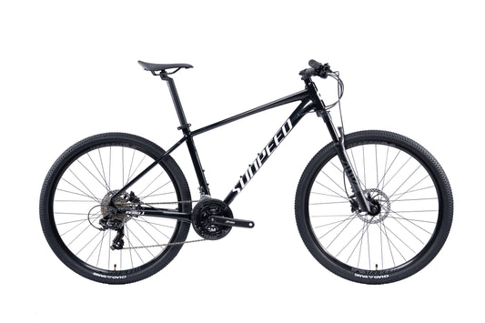 Bicicleta de Montaña Sunpeed Zero 1 – Aluminio 6061, Shimano Tourney 24V, Negro talla M.