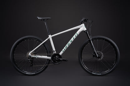 Bicicleta de Montaña Sunpeed Zero 1 – Aluminio 6061, Shimano Tourney 24v, Blanco talla M