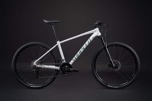 Bicicleta de Montaña Sunpeed Zero 1 – Aluminio 6061, Shimano Tourney 24V, Blanco talla L