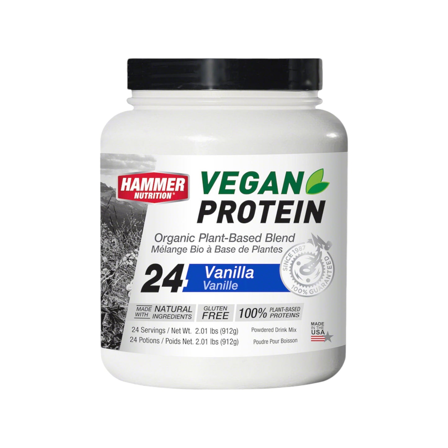 Mezcla de proteína vegana Hammer - sabor vainilla, 24 servicios