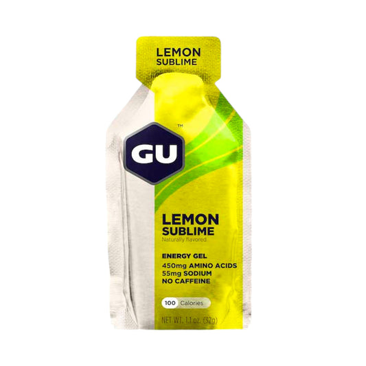GU Gel Energético Limón Sublime | Energía Rápida con Electrolitos y BCAA