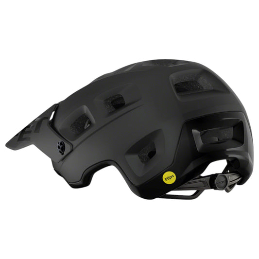 Casco MET Terranova MIPS Negro Mate - Protección para MTB y eMTB, Talla L