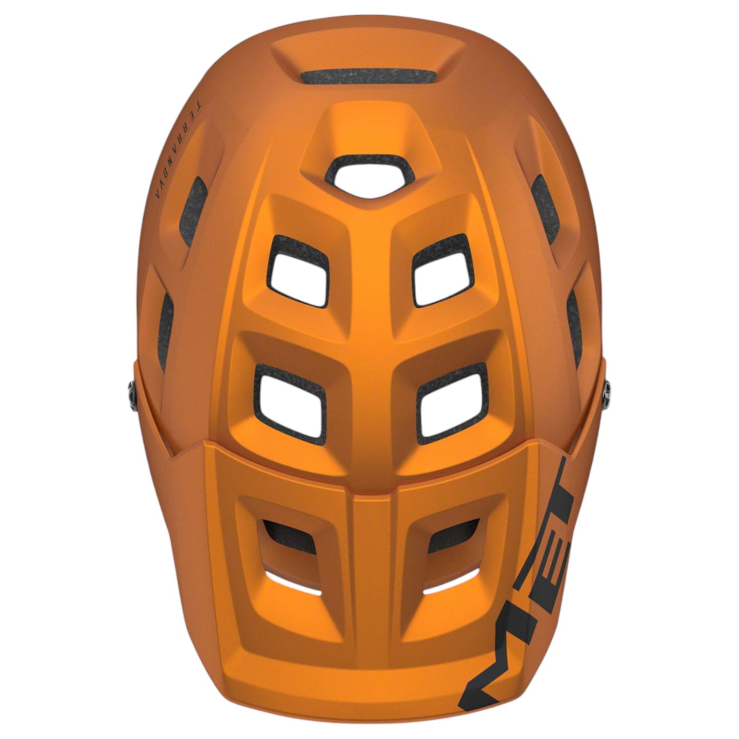 Casco MET Terranova MIPS Titanio Naranja Mate - Protección MTB y eMTB, Talla M