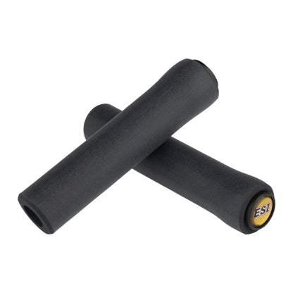 Puños Gruesos ESI - 100% Silicona, 32 mm, Comodidad y Control para MTB - Negro