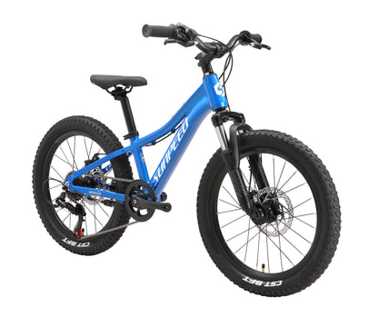 Bicicleta para Niño Sunpeed Youth 20" – Suspensión, Frenos de Disco y Shimano 7 Velocidades.