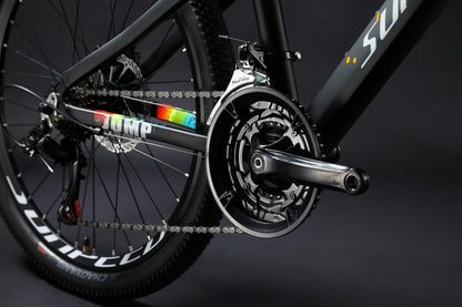 Bicicleta Sunpeed Jump Aro 24 – Aluminio, Frenos de Disco, 7 Velocidades para Niños (9 a 12 años)- Negro