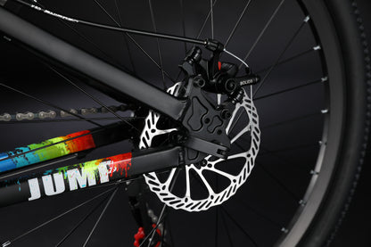Bicicleta Sunpeed Jump Aro 24 – Aluminio, Frenos de Disco, 7 Velocidades para Niños (9 a 12 años)- Negro