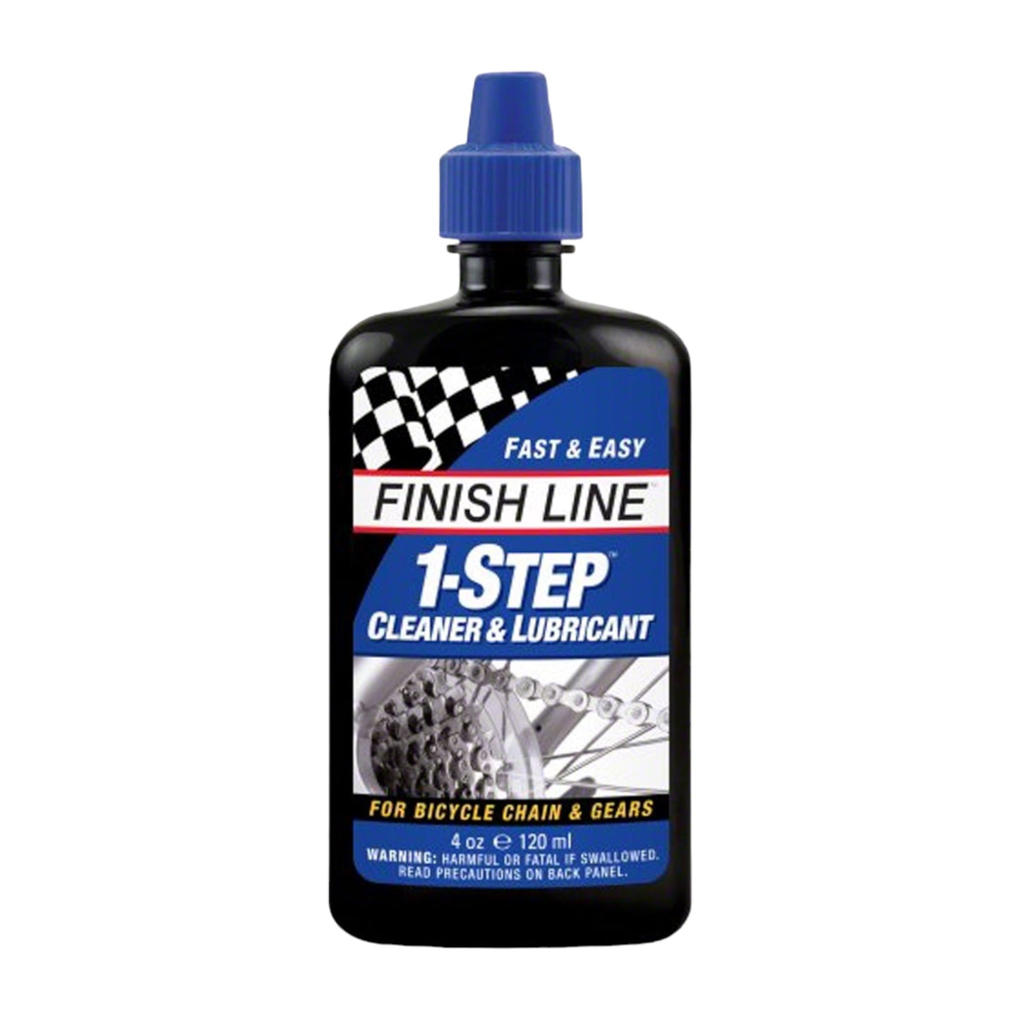 Lubricante y limpiador 1-Step FINISH LINE para cadenas de bicicletas-4oz