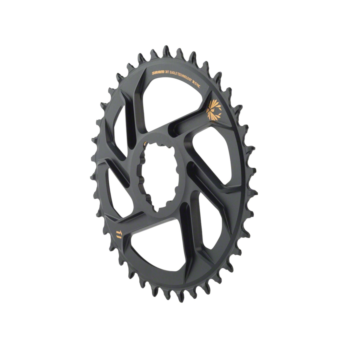 Plato SRAM X-Sync 2 Eagle Montaje Directo 32T, 6 mm Offset, Logotipo Dorado