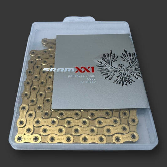 Cadena SRAM XX1 Eagle - 12-velocidades, 126 eslabones, Oro