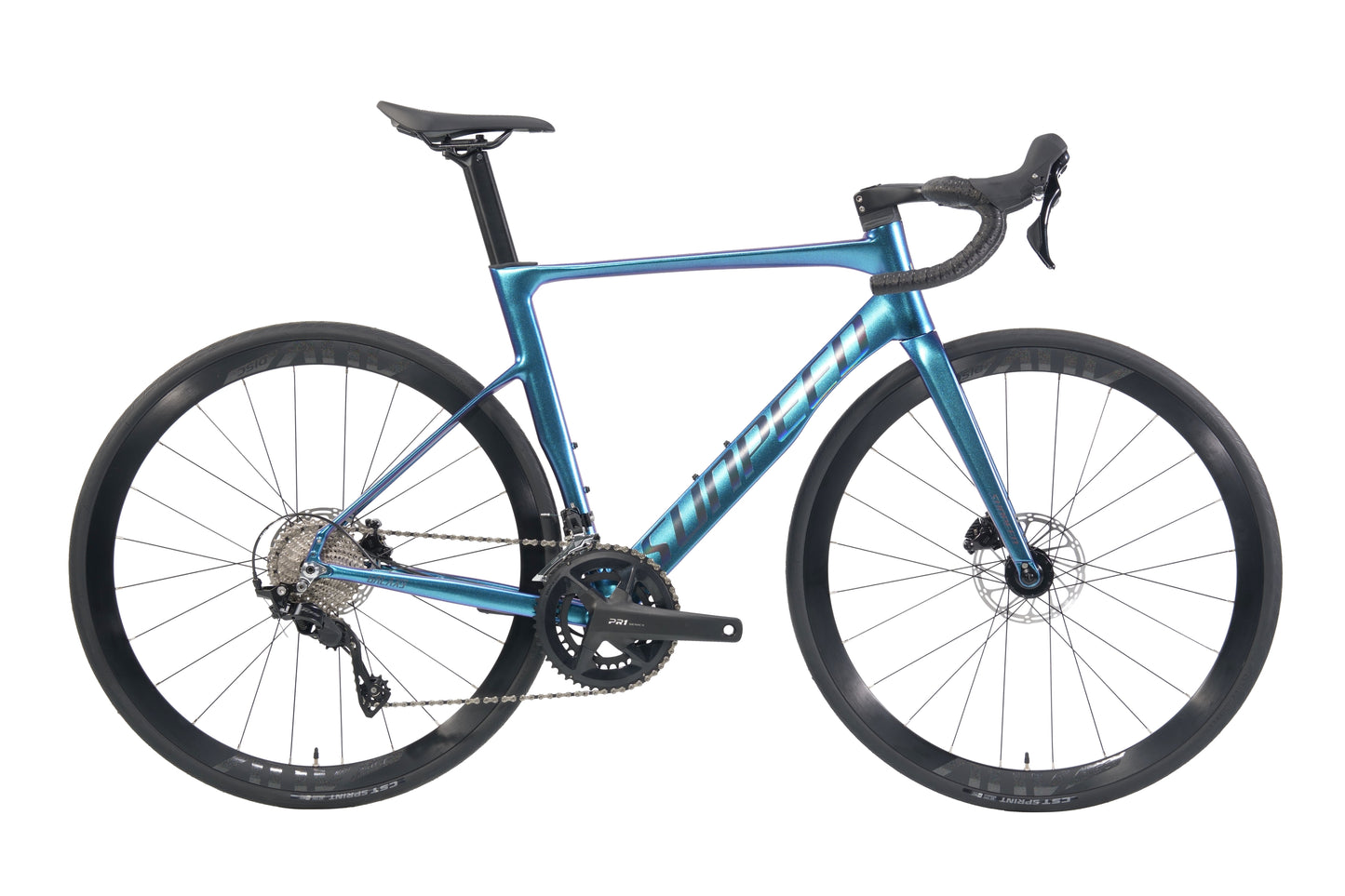 Bicicleta de Ruta Sunpeed Galaxy 12s – Shimano 105 R7100, Frenos de Disco.