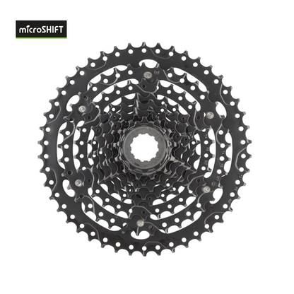 Cassette microSHIFT ADVENT 9 Velocidades 11-46T: Rendimiento y Precisión en Transmisión