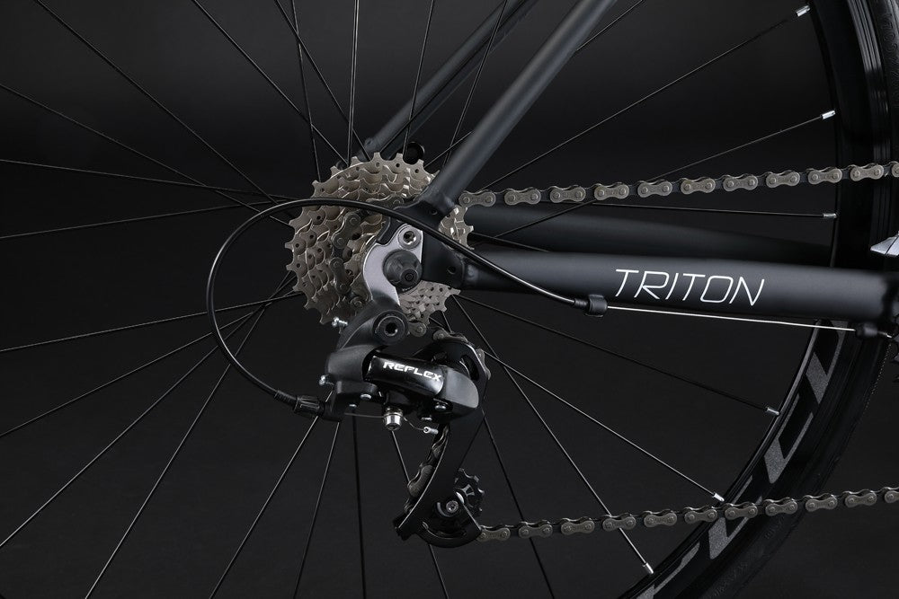 Bicicleta de ruta SUNPEED TRITON, negro, talla 48